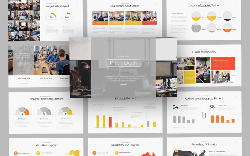 Шаблон Google Slides для бізнес-презентації Vantase