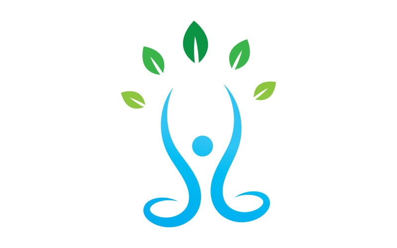 Gemenskapsnätverk och social hälsa logotyp designmall V 14