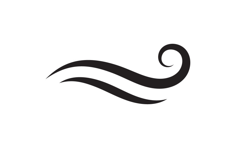 Icona del logo dell'illustrazione vettoriale dell'onda V5