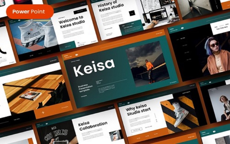 Keisa - Modello PowerPoint aziendale
