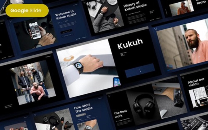Kukuh - Modèle de diapositives Google pour les entreprises