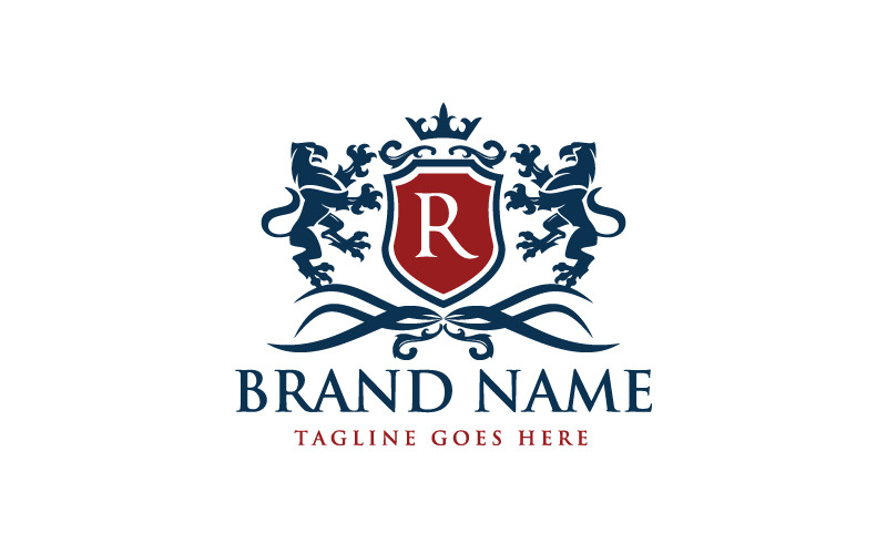 Logo araldico del grifone reale