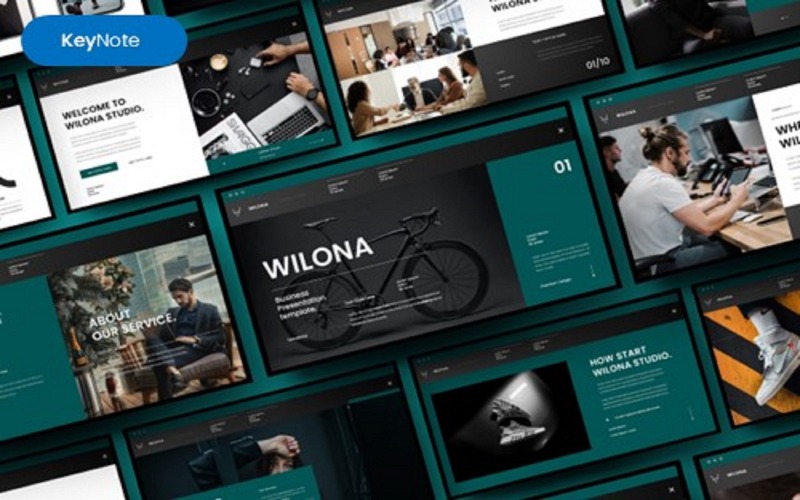 Wilona - Modello di nota chiave aziendale