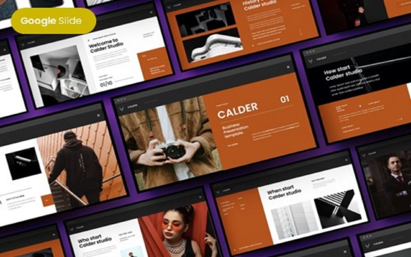Calder – üzleti Google diasablon