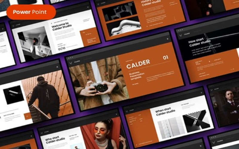 Calder - Zakelijke PowerPoint-sjabloon