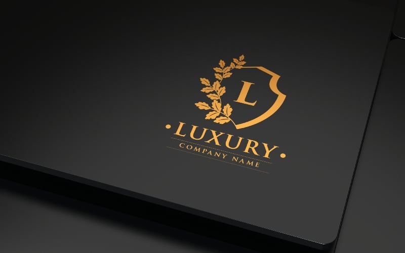Роскошный темп логотипа Crest Pro