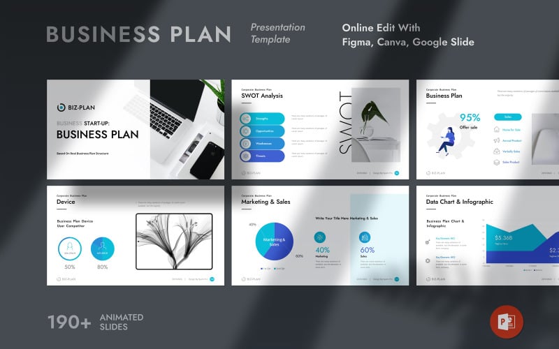 Businessplan-Google-Folienvorlage