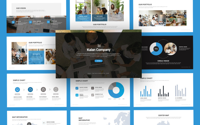 Kalan Business Шаблон PowerPoint
