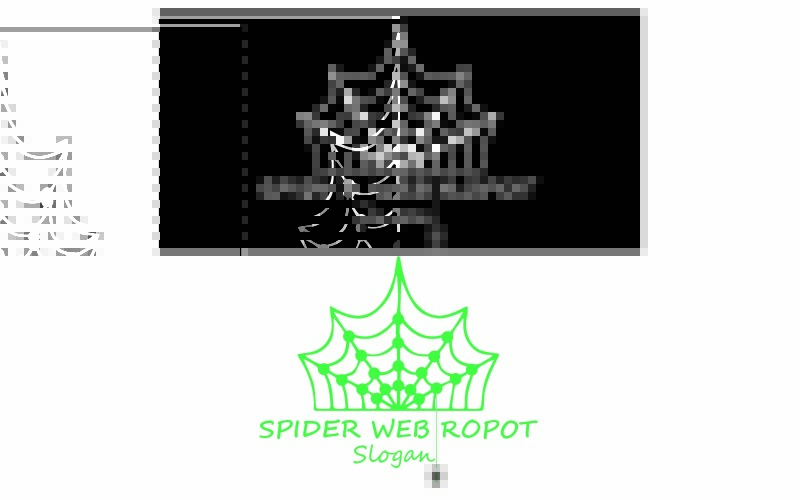 Modèle de Ropot de toile d'araignée