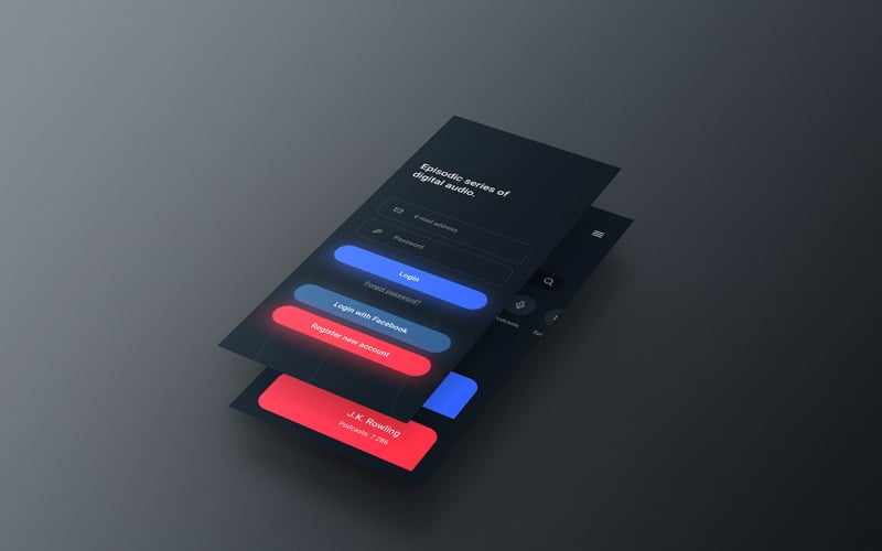Application Mockup PSD Template Vol 15