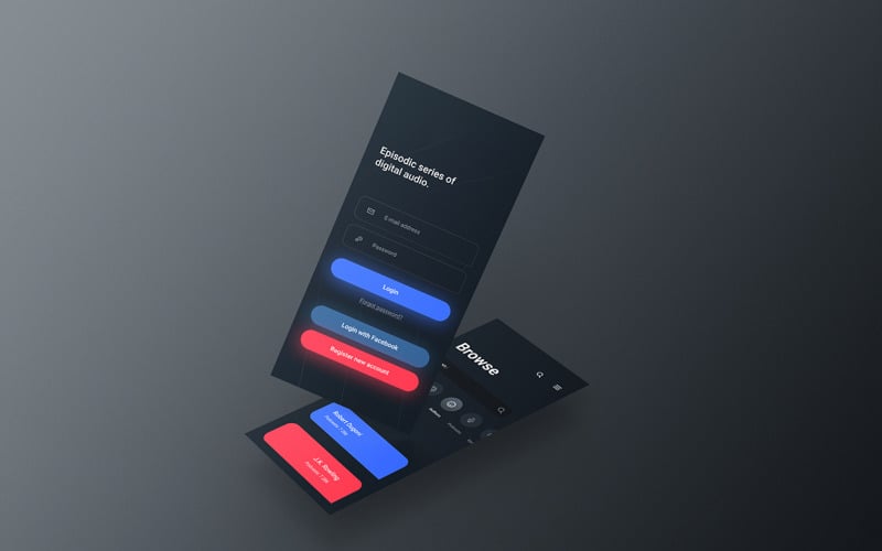 Application Mockup PSD Template Vol 16