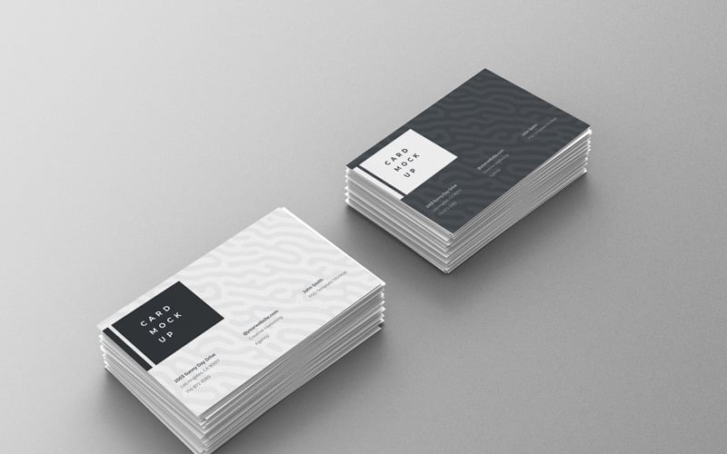 Business Card Mockup Psd Template Vol 70 Templatemonster