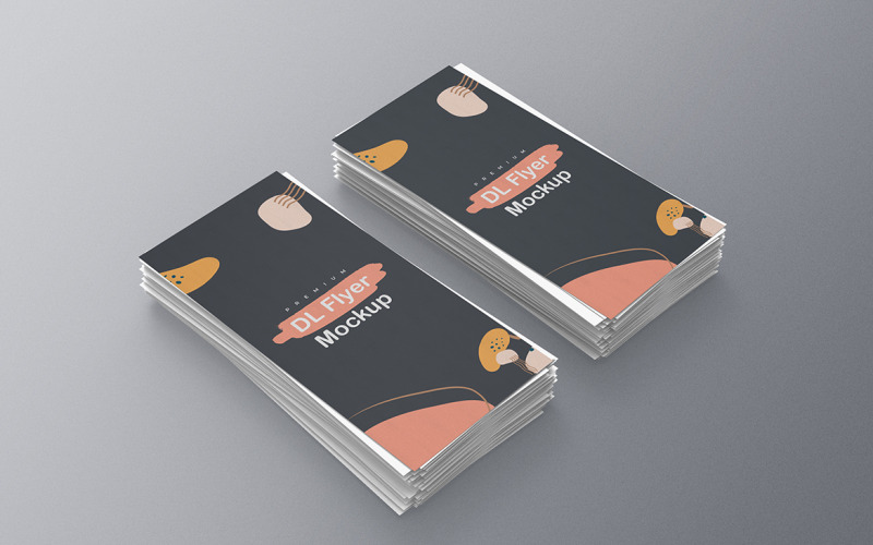 DL Flyer Mockup Plantilla PSD Vol 16