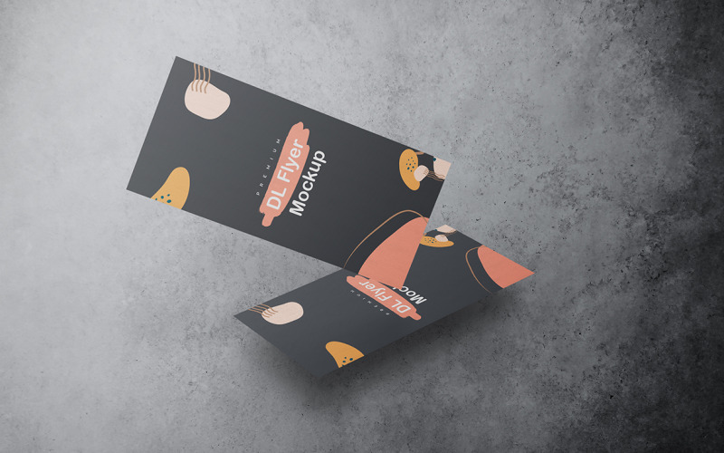 Modello PSD mockup volantino DL Vol 13