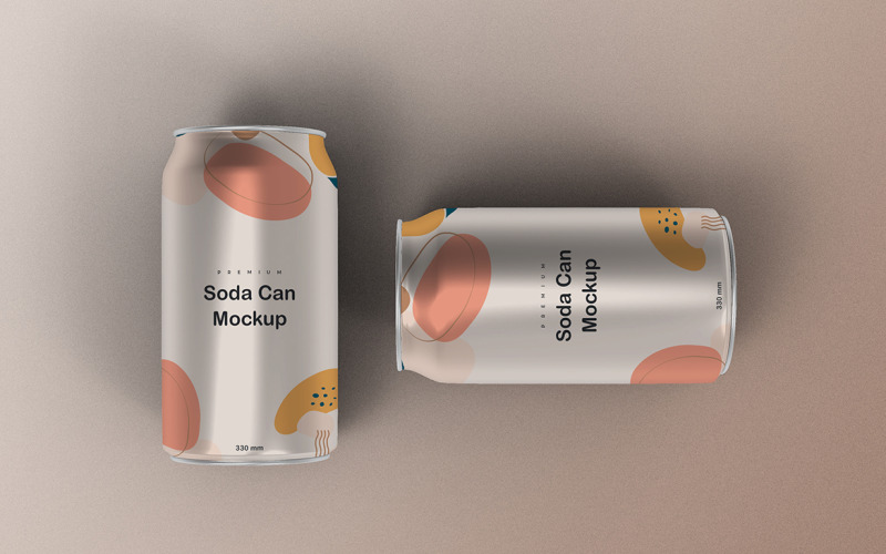 Può mockup modello PSD Vol 11