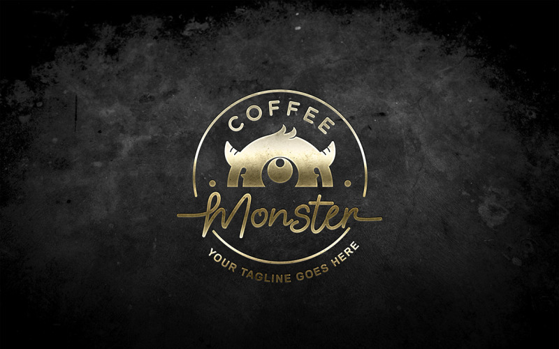 Golden Logo Mockup PSD Template Vol 14