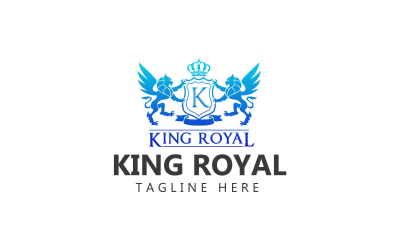 Royal King Wings Crown Golden Logo SVG Graphic by artgrarisstudio ·  Creative Fabrica