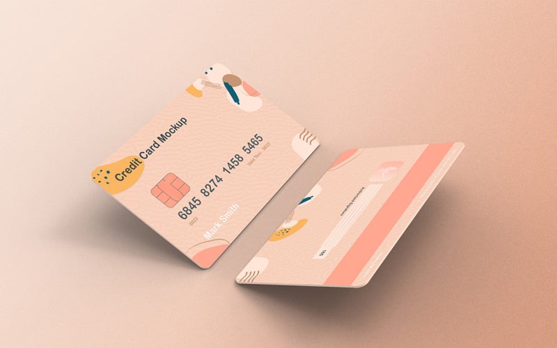 Modello PSD modello carta di credito Vol 42