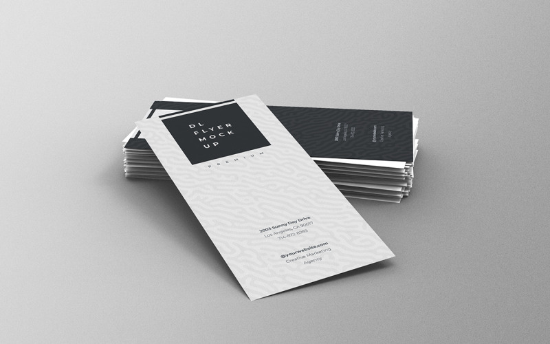 DL Flyer Mockup Plantilla PSD Vol. 19