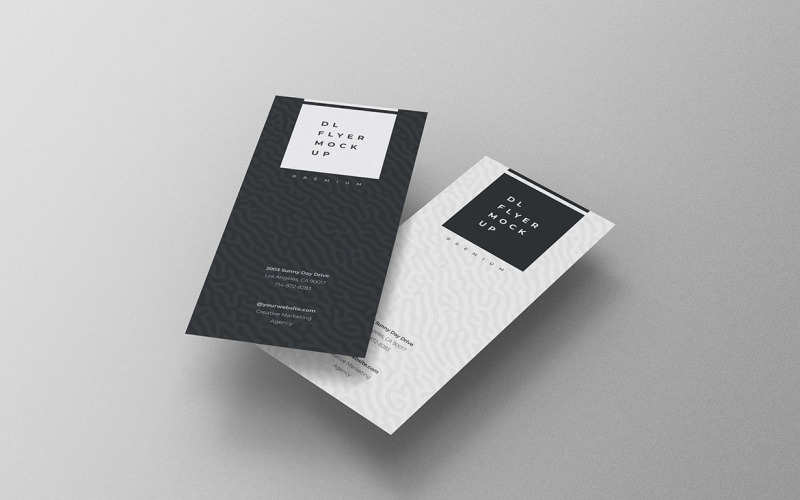 DL Flyer Mockup Plantilla PSD Vol 26