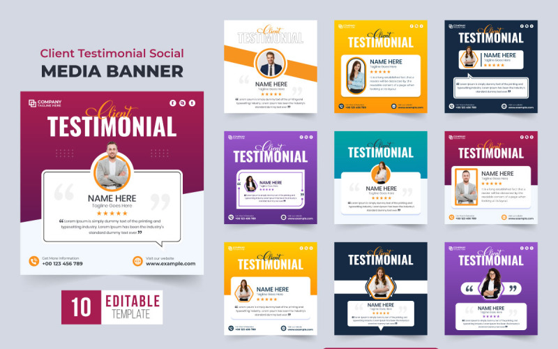 Customer feedback and rating layout
