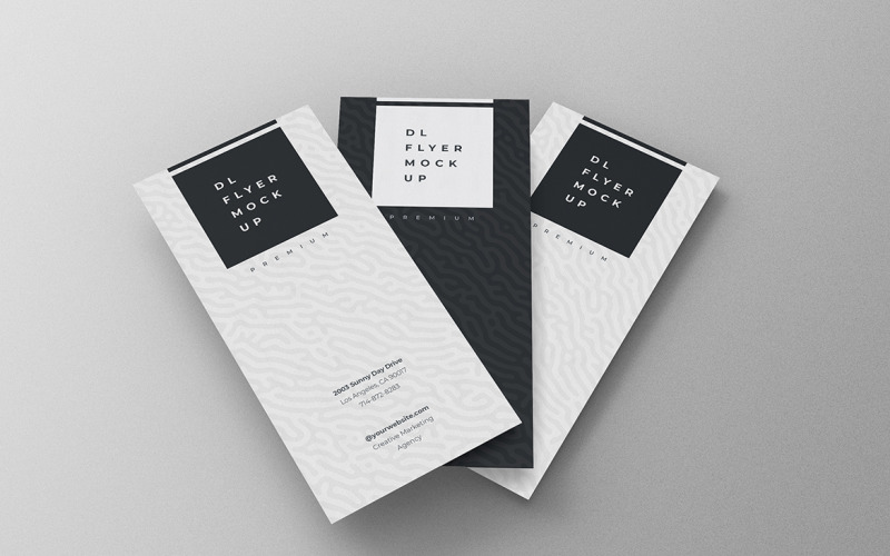 DL Flyer Mockup Plantilla PSD Vol 026
