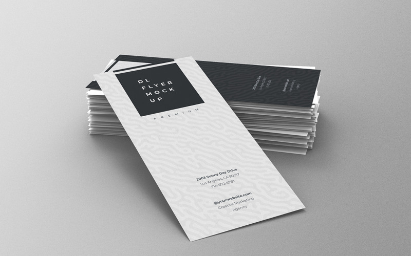 DL Flyer Mockup Plantilla PSD Vol 44