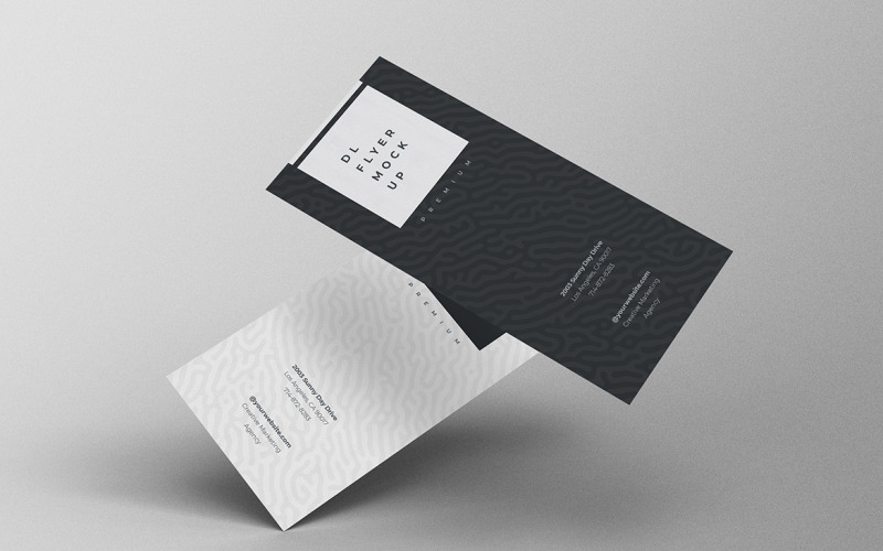 DL Flyer Mockup PSD-sjabloon Vol 39