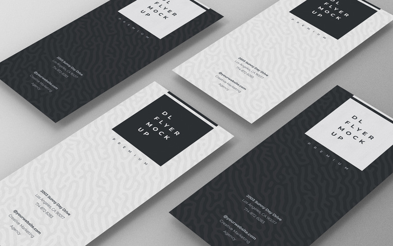 DL Flyer Mockup PSD Template Vol 30