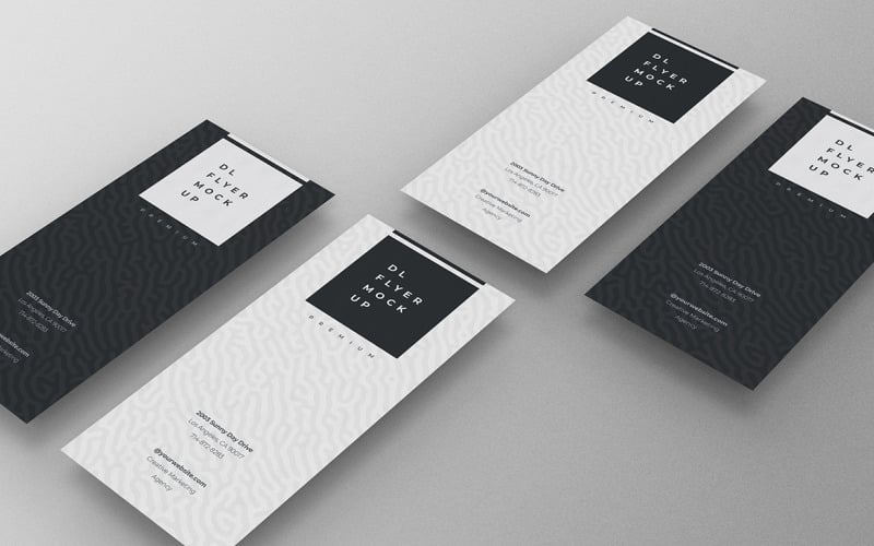 Modello PSD mockup volantino DL Vol 38