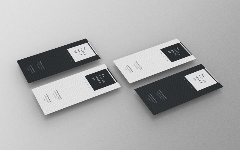 DL Flyer Mockup PSD-Vorlage Vol. 37