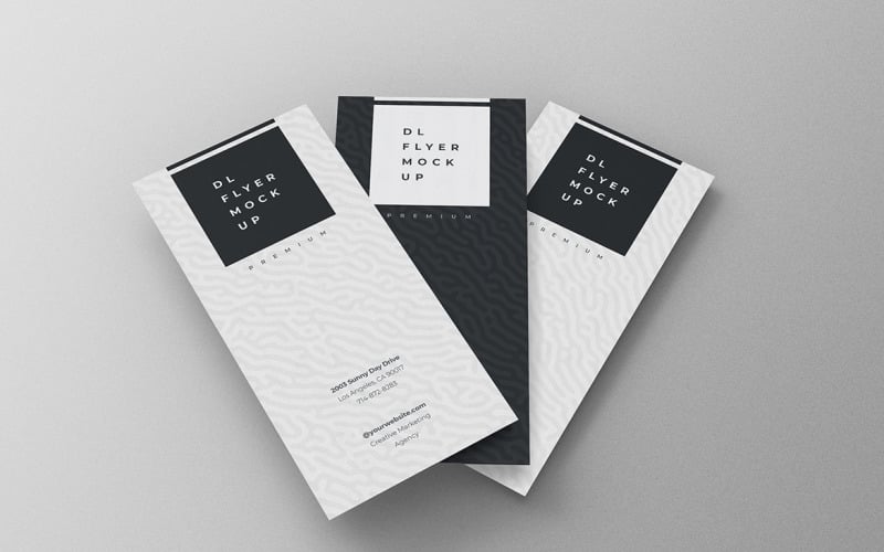 Modello PSD mockup volantino DL Vol 026