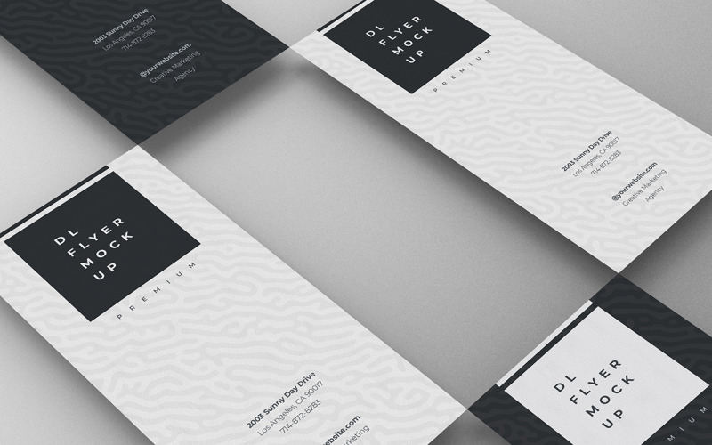 Modello PSD mockup volantino DL Vol 35