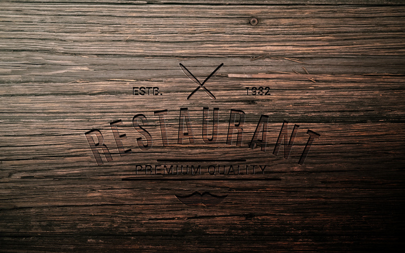 Logo Mockup Modello PSD Vol 024
