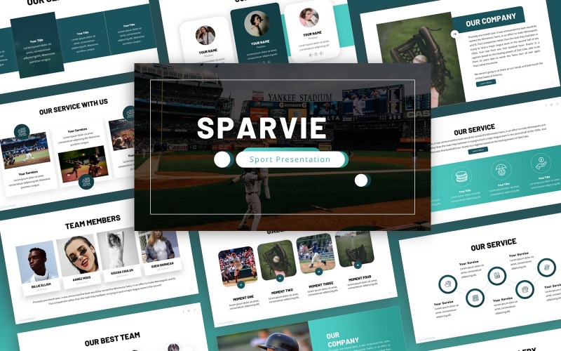 Sparvie - Modello PowerPoint multiuso sportivo