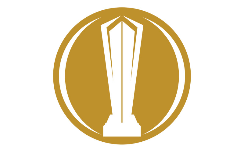 Logo delle coppe e dei premi del trofeo d'oro 23