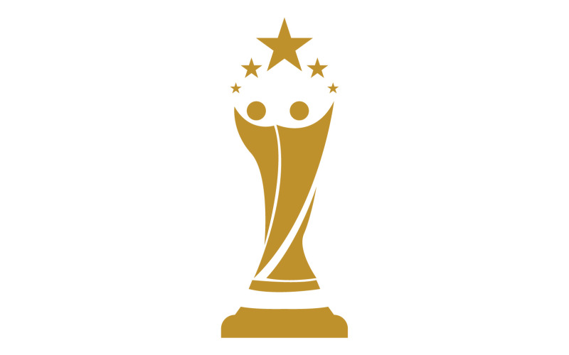 Trophée d'or Coupes et récompenses Logo 11
