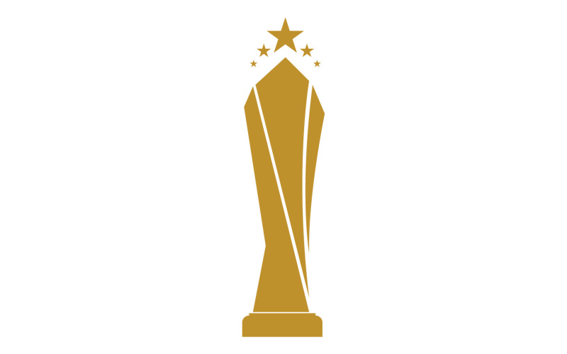 Trophée d'or Coupes et récompenses Logo 13