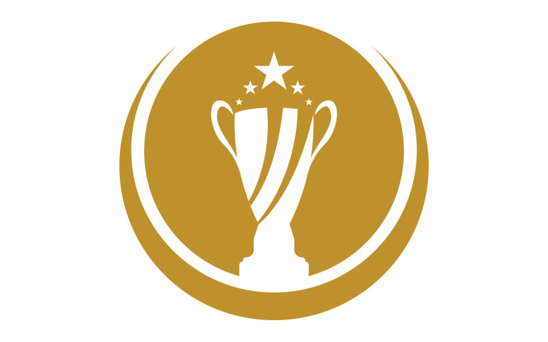Trophée d'or Coupes et récompenses Logo 17