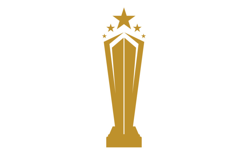Trophée d'or coupes et récompenses Logo 7