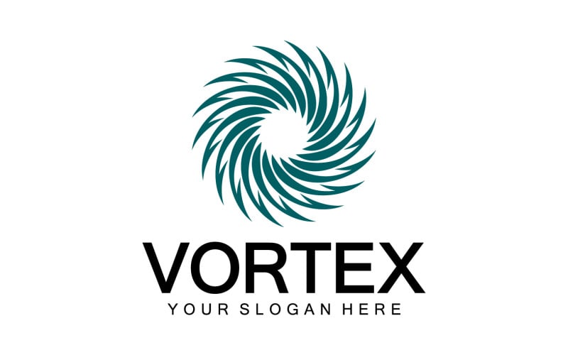 Vortex Circle Ring Vector Logo Modèle 10