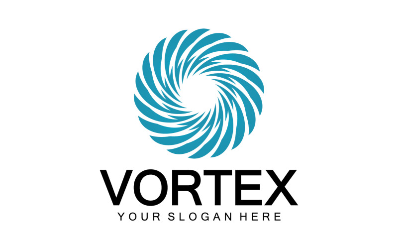 Vortex Circle Ring Vector Logo Modèle 11
