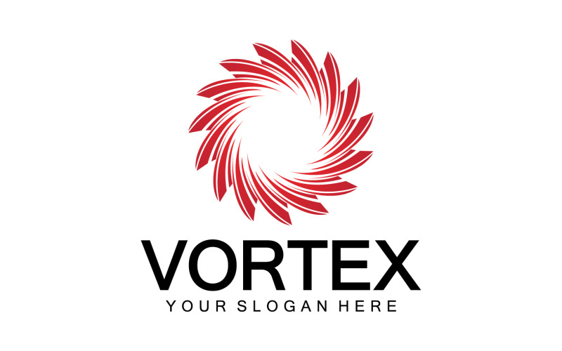 Vortex Circle Ring Vector Logo Modèle 13