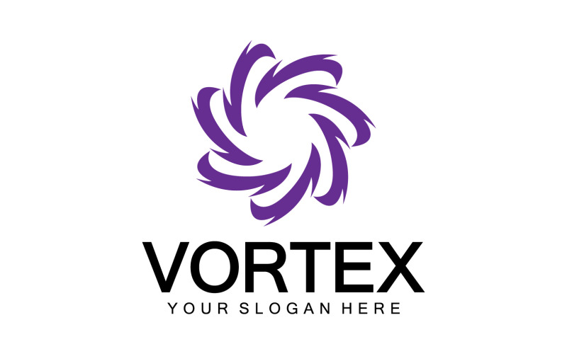 Vortex Circle Ring Vector Logo Tempate 16