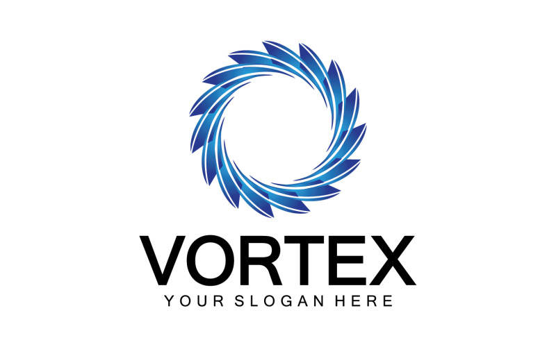 Vortex Cirkel Ring Vector Logo Tempate 12