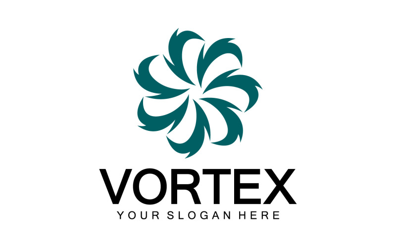 Vortex Cirkel Ring Vector Logo Tempate 15