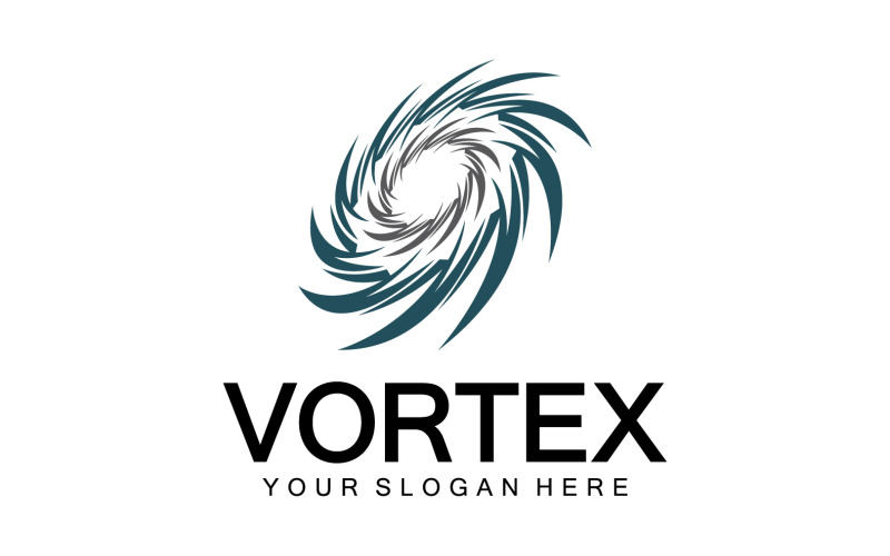 Vortex Cirkel Ring Vector Logo Tempate 8
