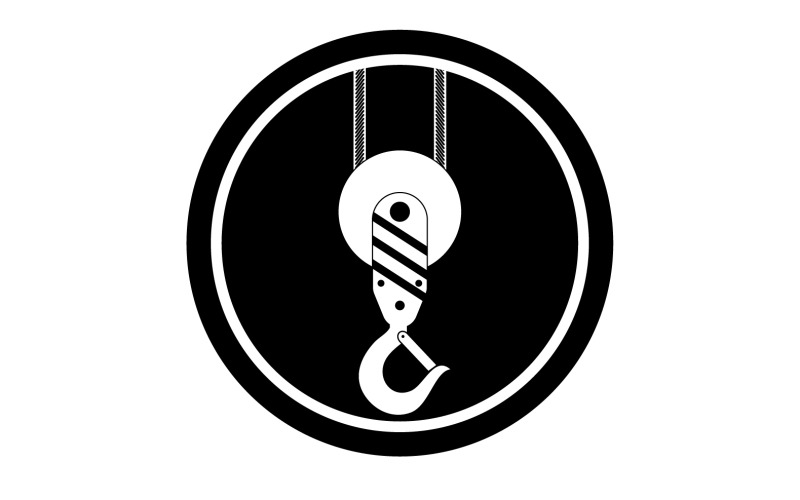 Kraan Logo Constructie Vector Symbool 28