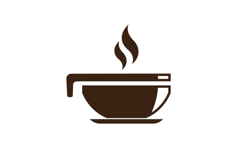 Šablona loga a symbolů kávového nápoje 16