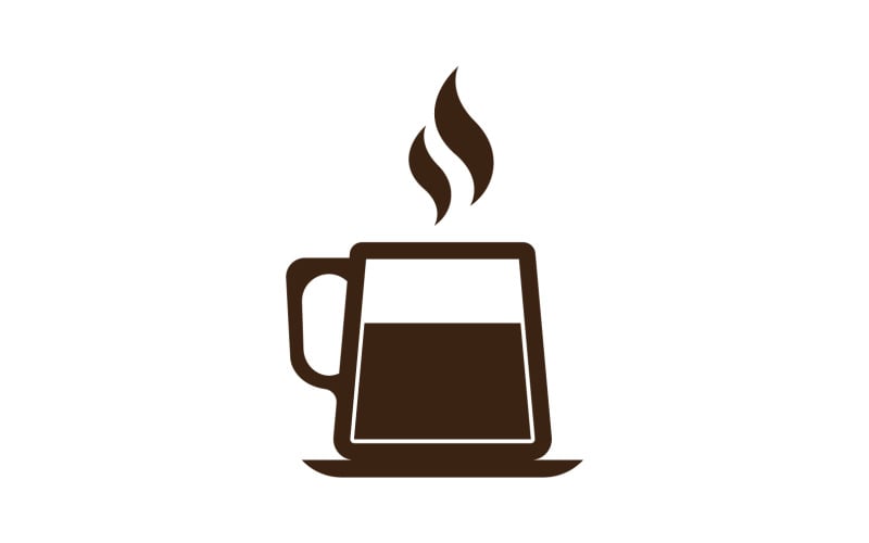 Šablona loga a symbolů kávového nápoje 9